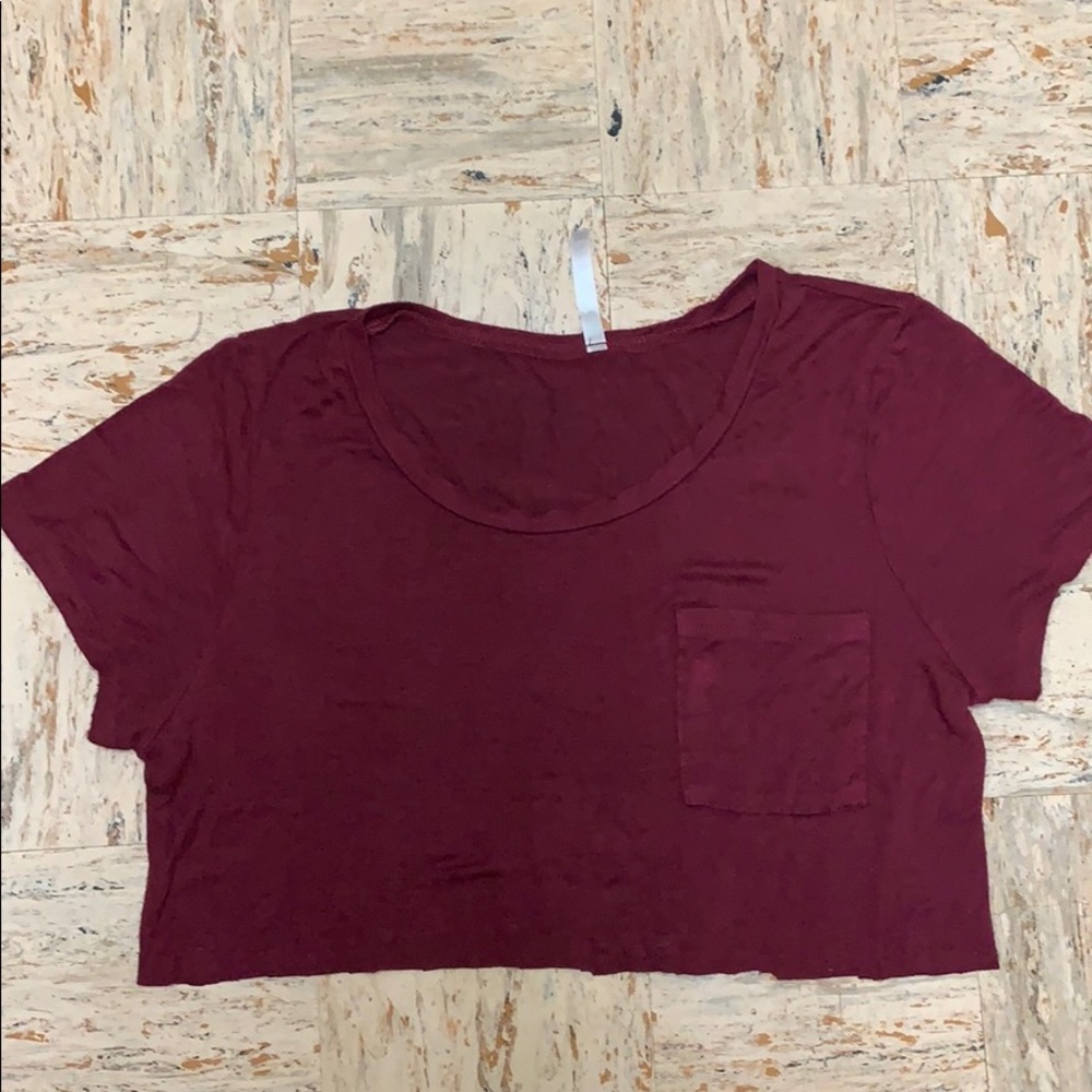 Cute Maroon Crop top